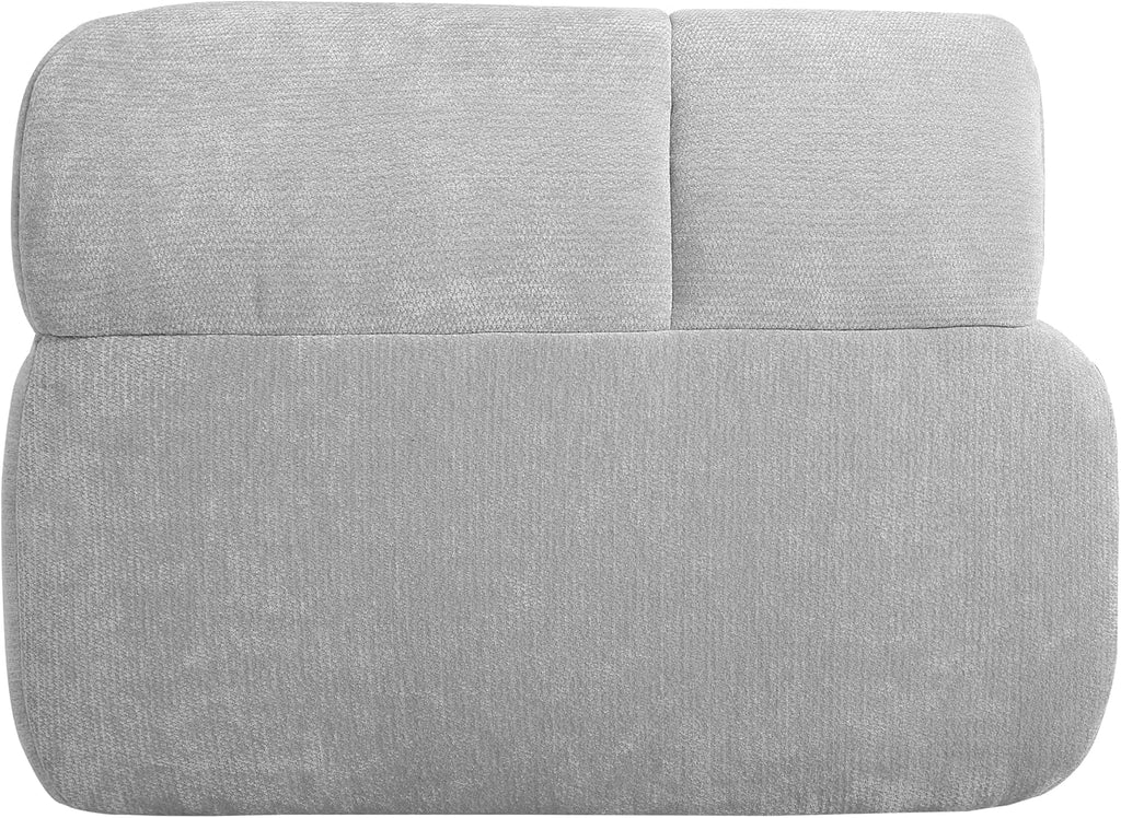 Christopher Knight Home Mania 122' Modular L-Shape Sofa Couch with Chaise Lounge, Modern Sectional Sofa Set for Living Room, Boucle Fabric Upholstered Cloud Couch with Deep Seat, Gray