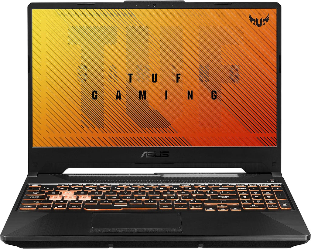 ASUS TUF Gaming A15 Gaming Laptop, 15.6â€ 144Hz Full HD IPS-Type Display, AMD Ryzen 5 4600H, GeForce GTX 1650 Ti, 8GB DDR4, 512GB PCIe SSD, RGB Keyboard, Windows 10 Home, Bonfire Black, FA506II-AS53