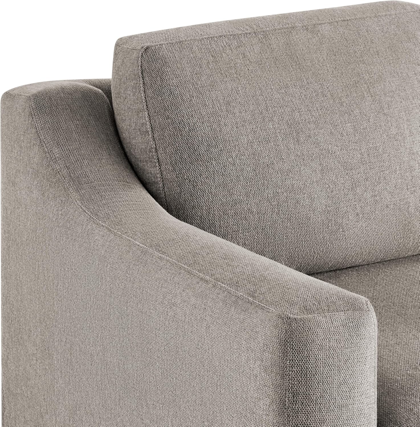 Serta® Hawthorne 90.6' Slipcovered Queen-Size Convertible Pop-up Sofa, Dreamcoil® Comfort, Woven Polyester Blend Fabric, Flax